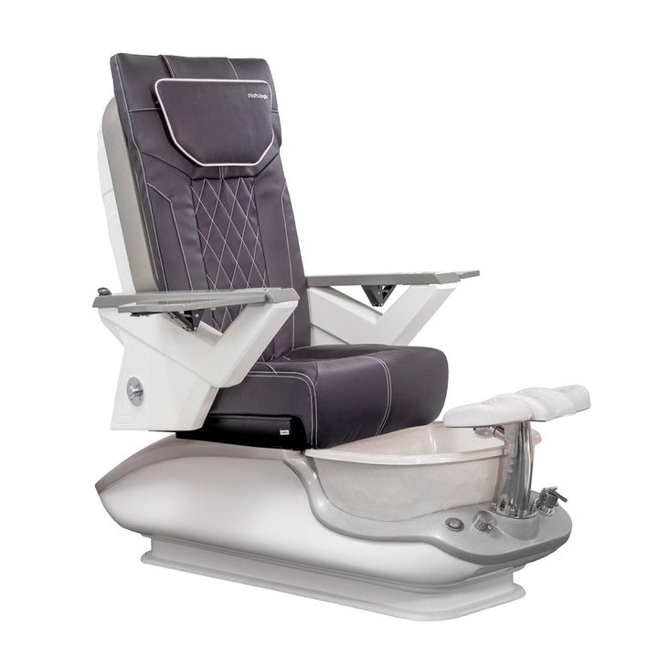 Mayakoba iGLOW FX Pedicure Chair Chocolate FX / White SPA-TFM-iGLOW-WHTWHT-53CHO