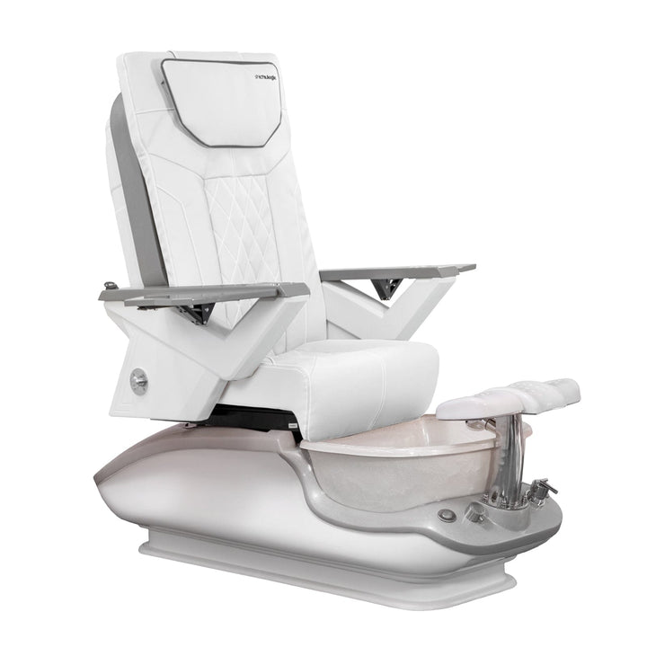 Mayakoba iGLOW FX Pedicure Chair White FX / White SPA-TFM-iGLOW-WHTWHT-53WHT