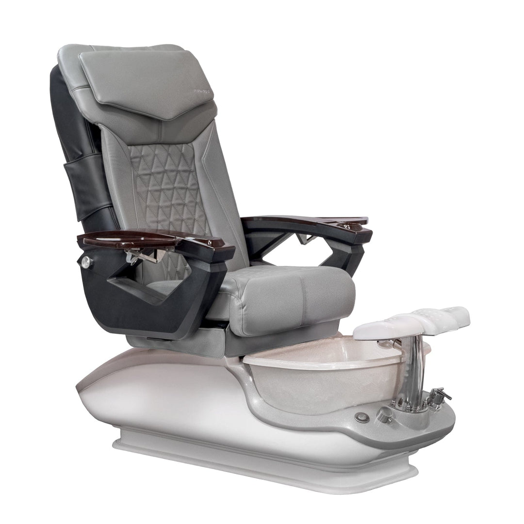 Mayakoba iGLOW LX Pedicure Chair Grey LX / White SPA-TFM-iGLOW-WHTWHT-18VGY
