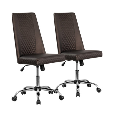 Mayakoba ESTELLE Hydraulic Customer Chair with Rolling Base