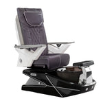 Mayakoba GEOM II Shiatsulogic FX Pedicure Chair Chocolate FX / Black with Black Resin Bowl AYC-SPA-GEOM-2-FX-1280-BLKBLK-53CHO
