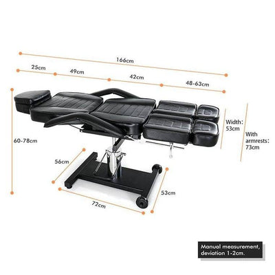 Berkeley-Ink LANNISTER Hydraulic Tattoo Client Chair DPI-TTCHR-3604C-BLK