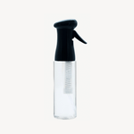 Keen Essentials Continuous Mist Spray Bottle For Hair, 12.2 Oz (Black, White and Clear Bottle)