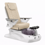 Mayakoba VIGGO II Shiatsulogic FX Pedicure Chair Light Khaki FX / Metallic White Viggo II AYC-SPA-VIGGO-2-FX9653-849WHT-53LKK