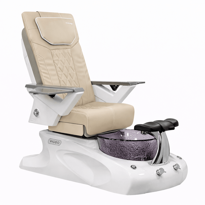 Mayakoba VIGGO II Shiatsulogic FX Pedicure Chair Light Khaki FX / Metallic White Viggo II AYC-SPA-VIGGO-2-FX9653-849WHT-53LKK