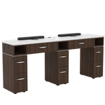 Lexor MODEN VM313-DB Vented Double Manicure Table