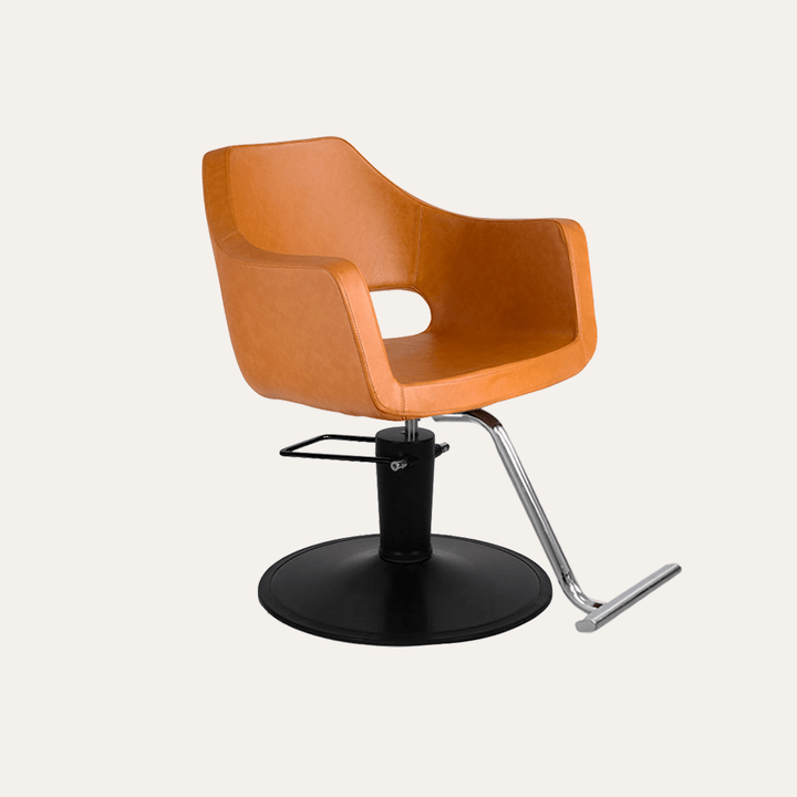Keller International Vera Salon Chair Camel / Black / Chrome DSP-KEL-APCHR-K1125-T-CAMEL