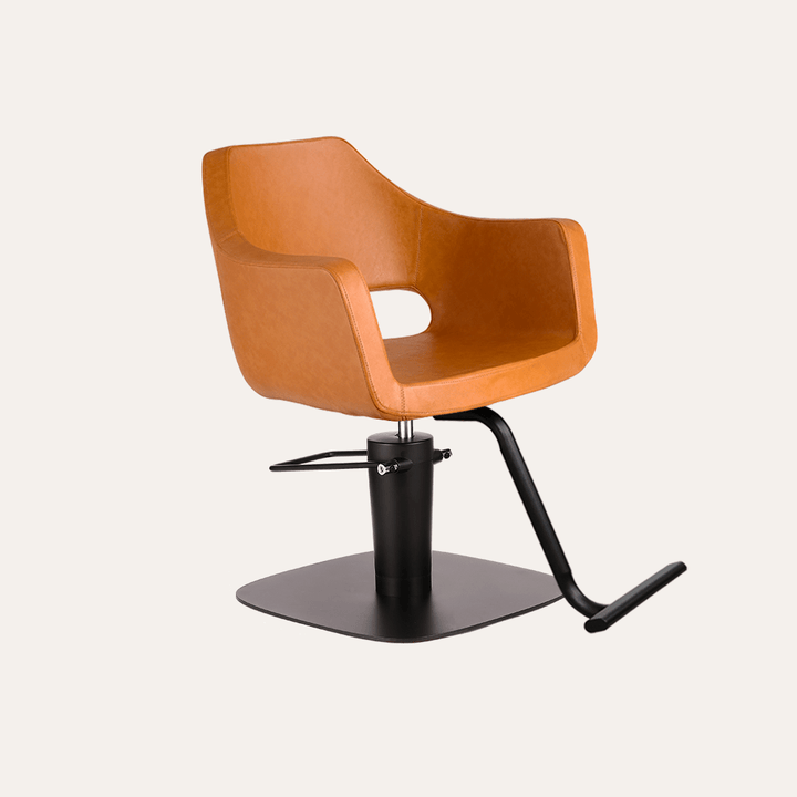 Keller International Vera Salon Chair Camel / Square Black+$19 / Black +$19 DSP-KEL-APCHR-K1125-T-CAMEL