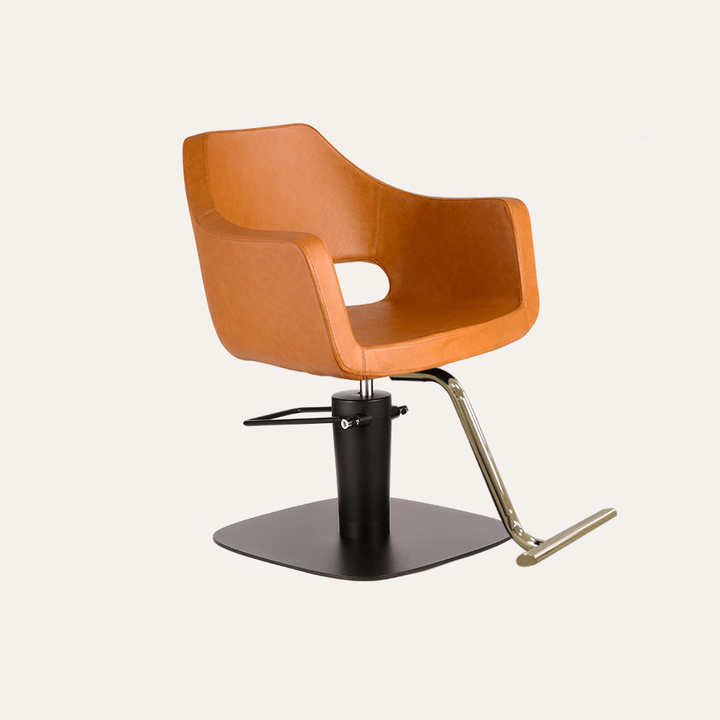 Keller International Vera Salon Chair Camel / Square Black+$19 / Gold +$29 DSP-KEL-APCHR-K1125-T-CAMEL
