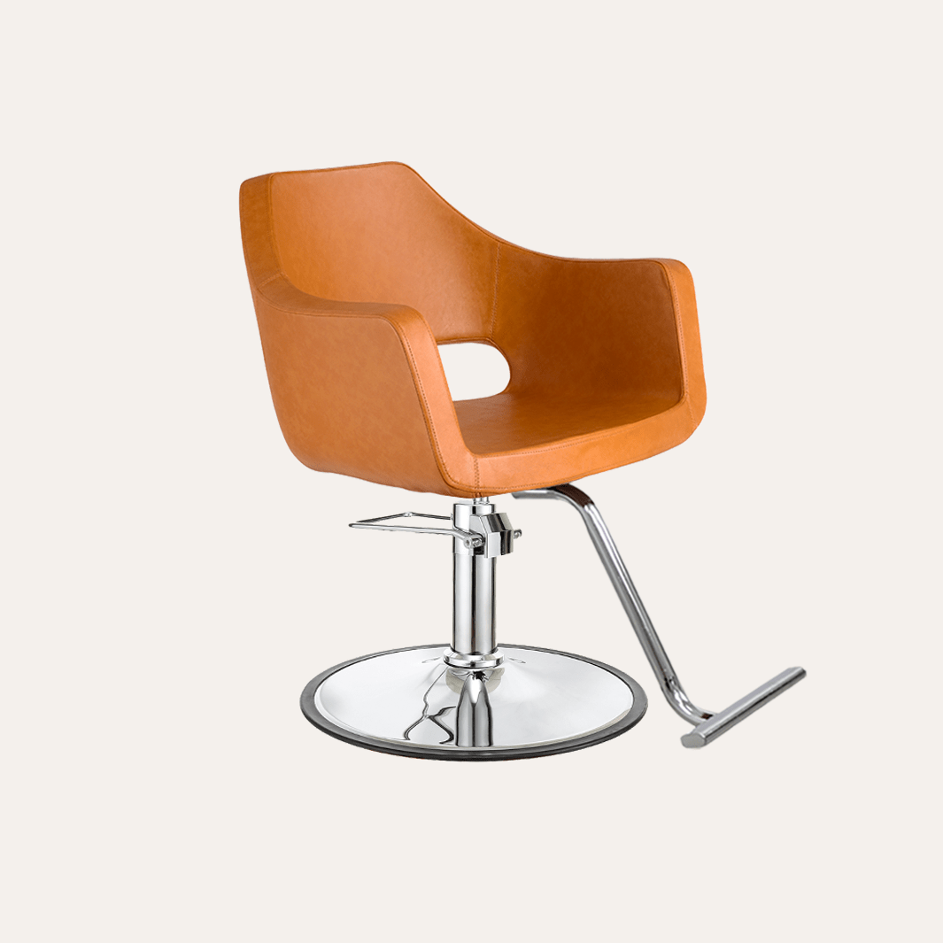 Keller International Vera Salon Chair Camel / G2 / Chrome DSP-KEL-APCHR-K1125-T-CAMEL