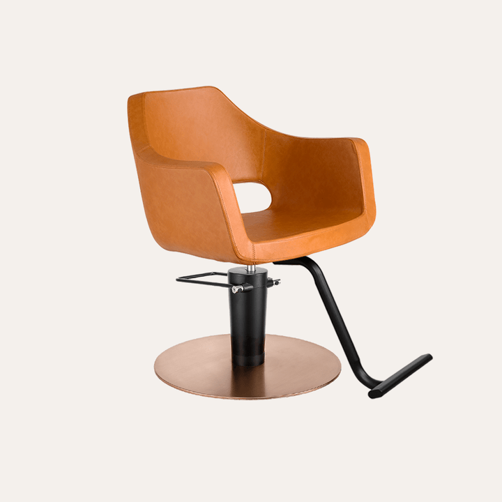 Keller International Vera Salon Chair Camel / Gold +$19 *Special Care Instructions* / Black +$19 DSP-KEL-APCHR-K1125-T-CAMEL
