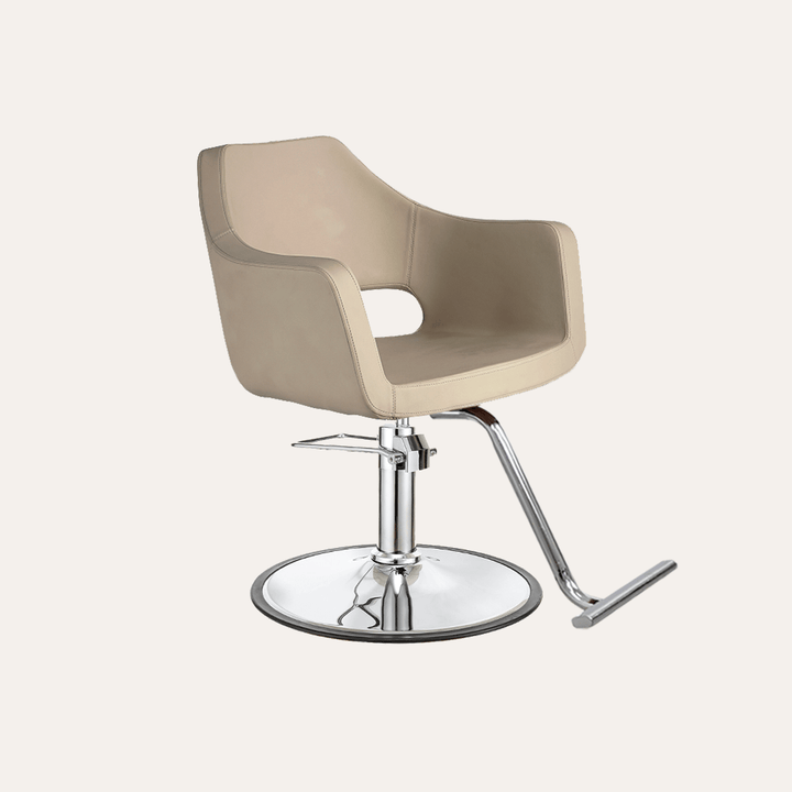 Keller International Vera Salon Chair Cashmere / G2 / Chrome DSP-KEL-APCHR-K1125-T-CASHMERE