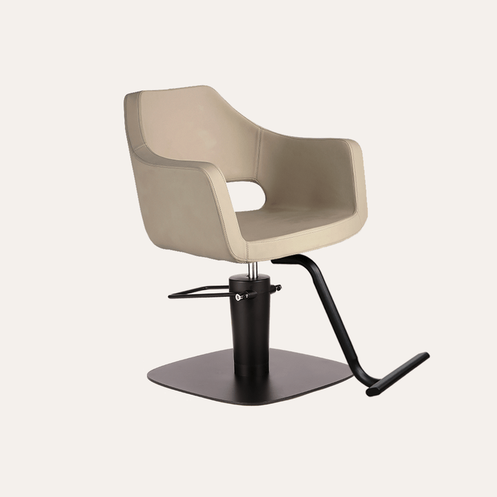 Keller International Vera Salon Chair Cashmere / Square Black+$19 / Black +$19 DSP-KEL-APCHR-K1125-T-CASHMERE