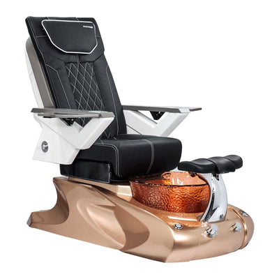 Mayakoba VIGGO II Shiatsulogic FX Pedicure Chair Black FX / Metallic Gold Viggo II AYC-SPA-VIGGO-2-FX9652-849MTLGLD-52BLK
