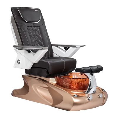 Mayakoba VIGGO II Shiatsulogic FX Pedicure Chair Chocolate FX / Metallic Gold Viggo II AYC-SPA-VIGGO-2-FX9652-849MTLGLD-52CHO
