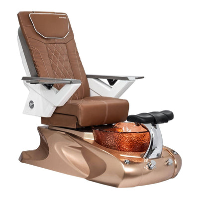 Mayakoba VIGGO II Shiatsulogic FX Pedicure Chair Cappuccino FX / Metallic Gold Viggo II AYC-SPA-VIGGO-2-FX9652-849MTLGLD-52CPO