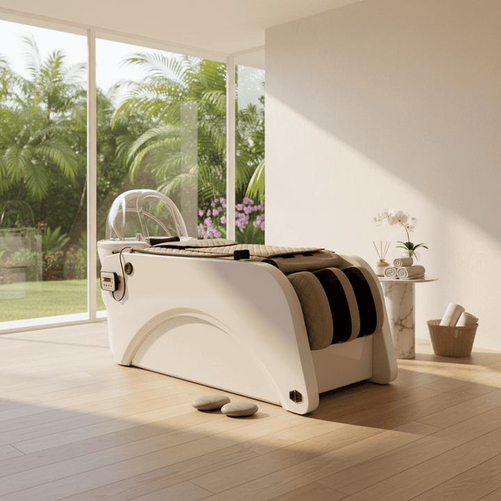 Dermalogic SHIN Premium Head Spa & Steam Therapy Treatment Shampoo Bed XSH-HSPA-058-BGE