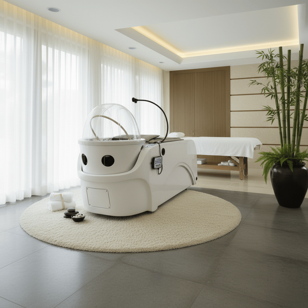 Dermalogic SHIN Premium Head Spa & Steam Therapy Treatment Shampoo Bed XSH-HSPA-058-BGE