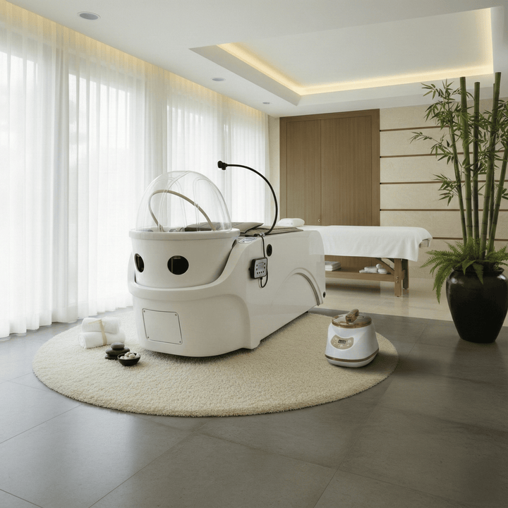 Dermalogic SHIN Premium Head Spa & Steam Therapy Treatment Shampoo Bed XSH-HSPA-058-BGE