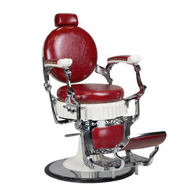 Berkeley Franklin Barber Chair Crimson YAL-BBCHR-62088-CMN