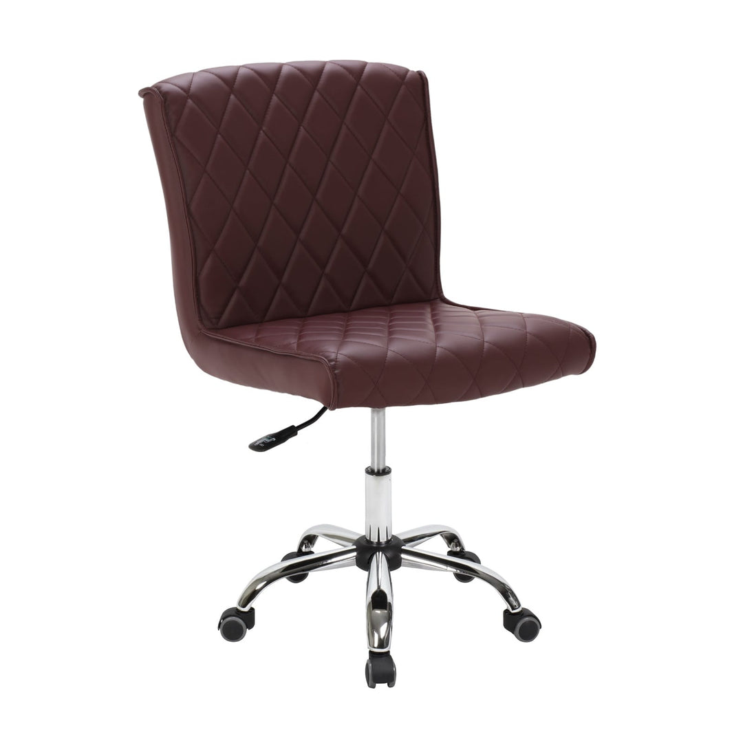 Mayakoba DELIA Manicure Technician Stool Burgundy YGE-TCSTL-1072S-BGD