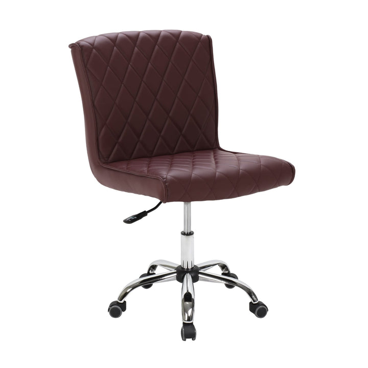 Mayakoba DELIA Manicure Technician Stool Burgundy YGE-TCSTL-1072S-BGD