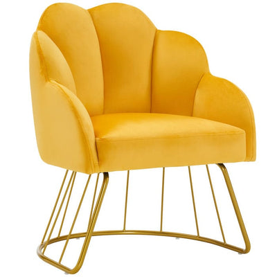 Brooks Salon Furnishing Camelia Manicure Customer Chair Orange FF-BBP-CUCHR-6153-3510-ORG