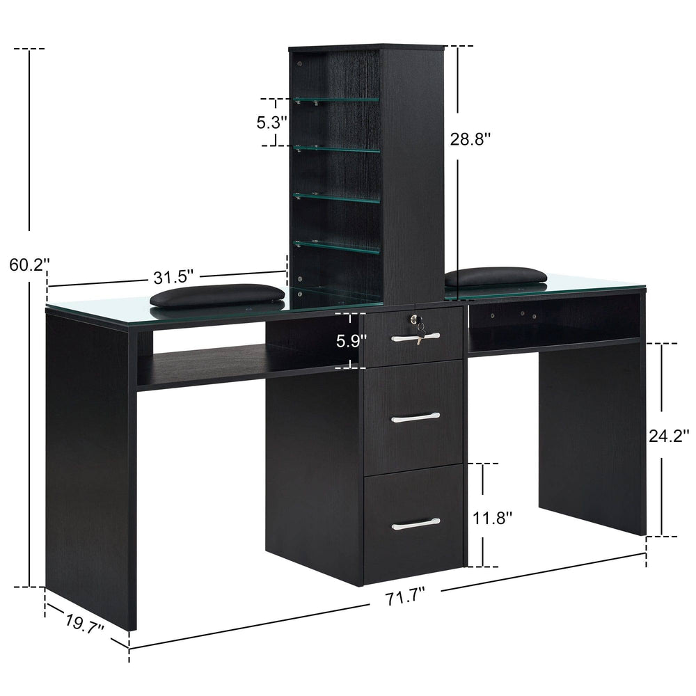 Dual Elegance Manicure Station