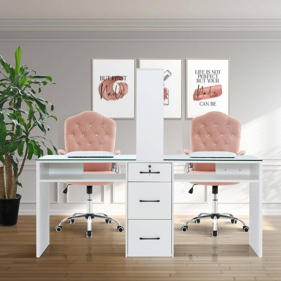 Brooks Salon Furnishing Dual Elegance Manicure Station