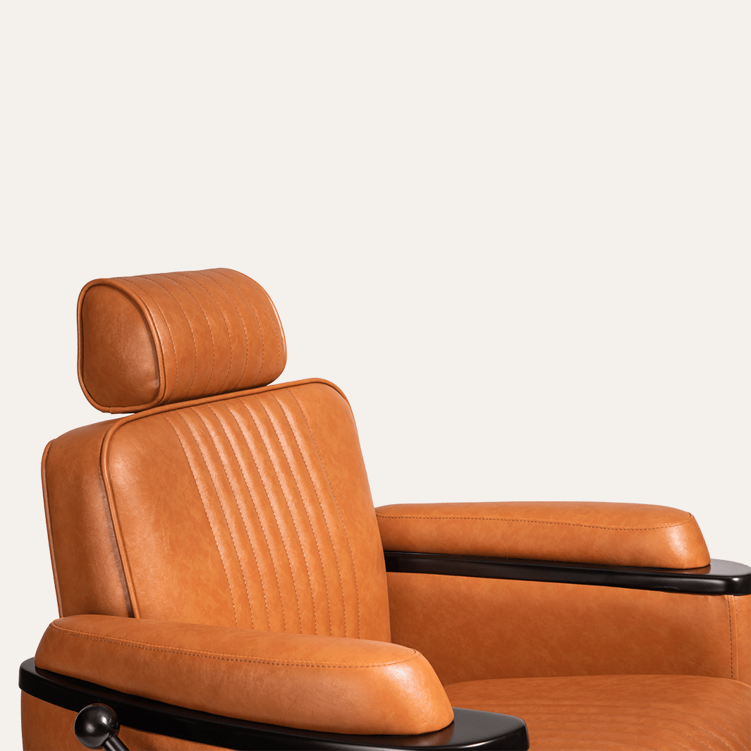 Keller International Barrel Barber Chair