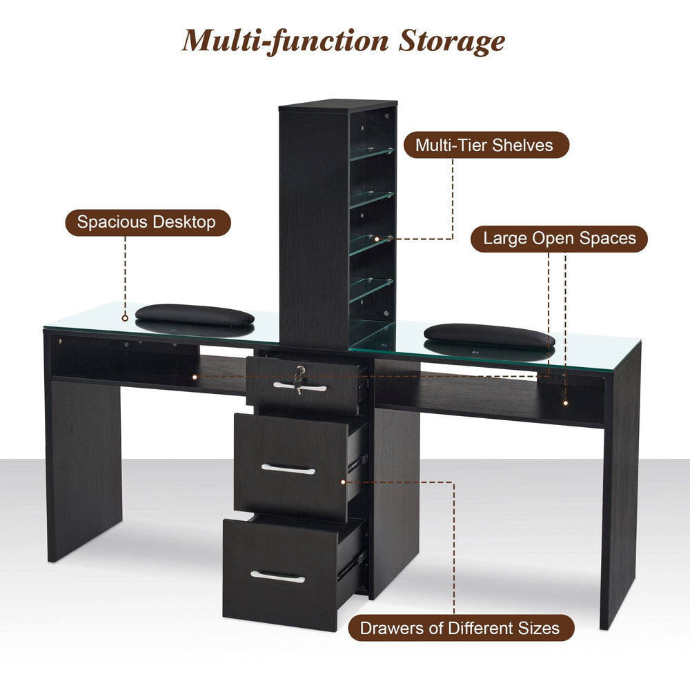 Dual Elegance Manicure Station