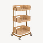 ShopSalonCity Trolley OY002 Burlywood FF-DPI-TRLY-OY002-WHT