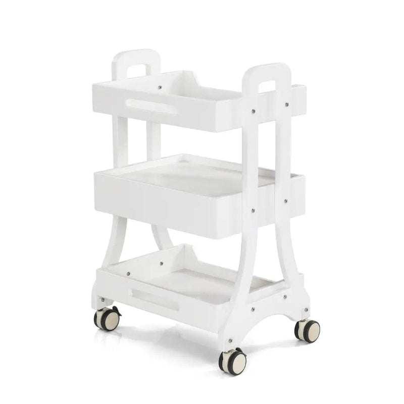 Beauty-Ace Beauty Salon Rolling Trolley ML004 with one Drawer FF-DPI-TRLY-ML004-WHT