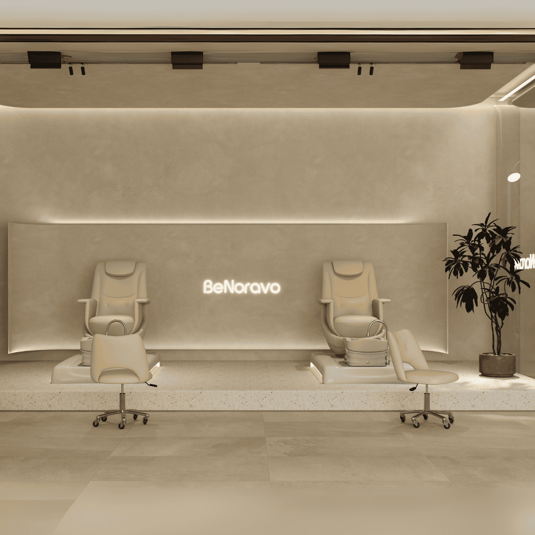 BeNoravo BENORAVO Fashion Modern Plumbed Pedicure Spa Chair