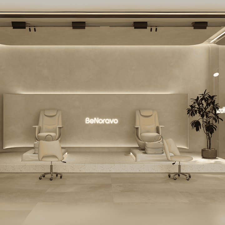 BeNoravo BENORAVO Fashion Modern Plumbed Pedicure Spa Chair