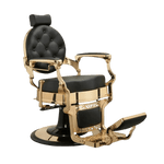 Berkeley TRUMAN Vintage Barber Chair Black/Gold HON-BBCHR-52024-BLKGLD