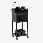 Berkeley Glider Pro Metal Trolley with 2 Magnetic Bowls, Lockable Drawes KIN-TRLY-201