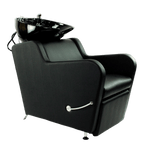 Berkeley STANLEY Shampoo Backwash Unit Black Stanley w Black Bowl / Silver HON-BWSH-2958-BLK-KIT