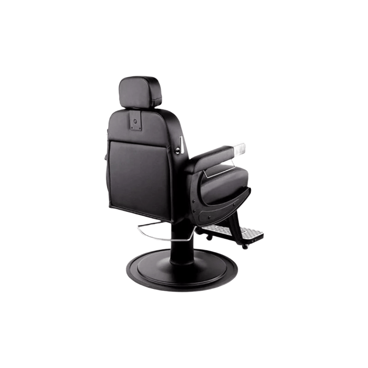 Keller International Blacked-Out Cobalt Omega Barber Chair DSP-KEL-BBCHR-Y-C-B70-B