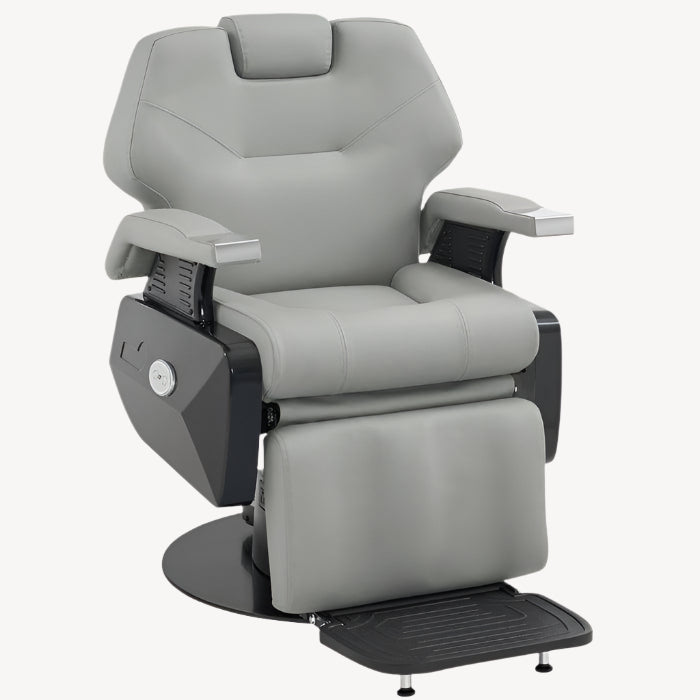 Brooks Salon Furnishing BarberElevate Pro Salon Chair FF-BBP-BBCHR-9108-GRY