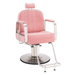 Brooks Salon Furnishing The Vanguard Barber Chair Pink DSP-BBP-APCHR-6154-8548P