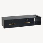 Brooks Salon Furnishing Wall-Mounted Secure Styling Station with Drawers