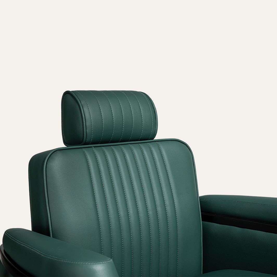 Keller International Barrel Barber Chair