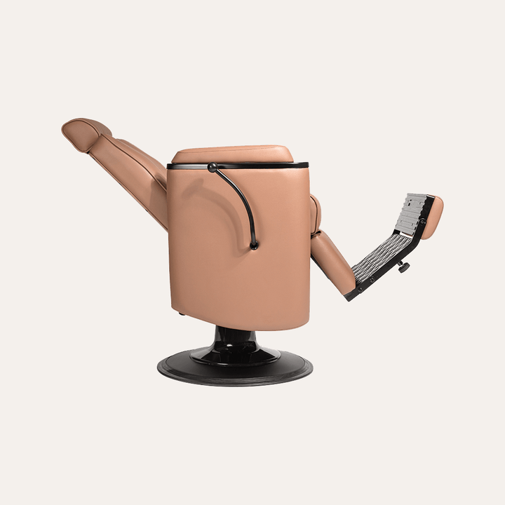Keller International Barrel Barber Chair