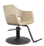 Berkeley RICHARDSON Beauty Salon Styling Chair British Khaki & Black HON-SYCHR-6956-BLKBLK
