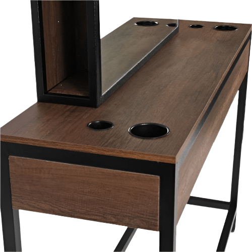 Keller International Craftsman Single Sided Styling Station DSP-KEL-SYSTL-K7070S-MOCHA