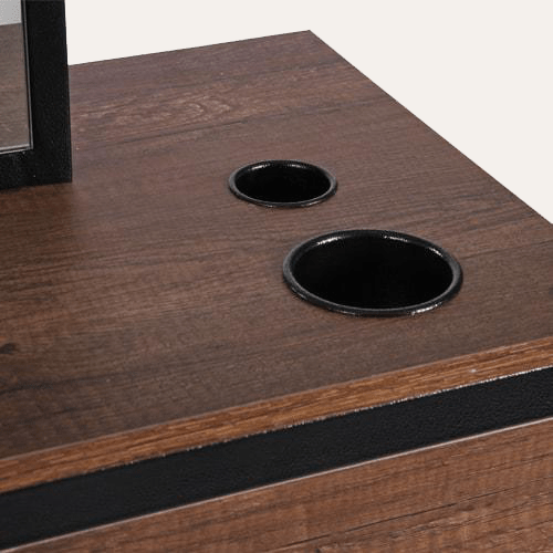 Keller International Craftsman Single Sided Styling Station DSP-KEL-SYSTL-K7070S-MOCHA