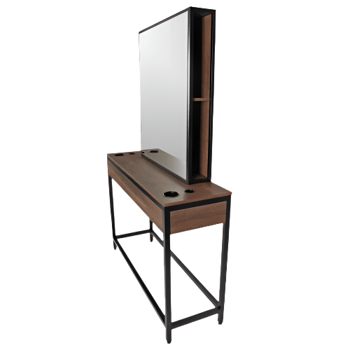 Keller International Craftsman Single Sided Styling Station DSP-KEL-SYSTL-K7070S-MOCHA