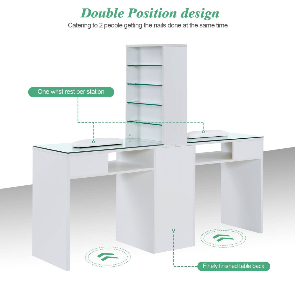 Dual Elegance Manicure Station