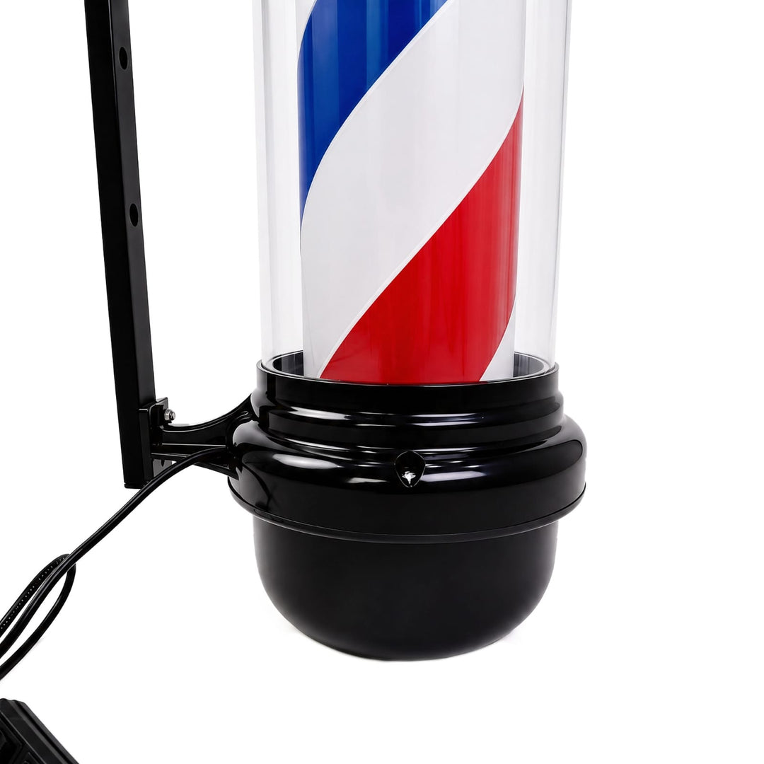 Berkeley LED Barber Pole with Lamp